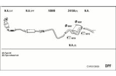 Výfukový systém WALKER CVK013909