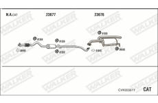 Výfukový systém WALKER CVK055611