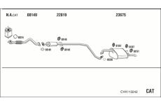 Výfukový systém WALKER CVK113242