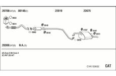 Výfukový systém WALKER CVK130602