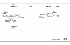 Výfukový systém WALKER DCK006666