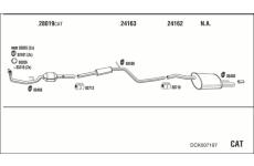 Výfukový systém WALKER DCK007197