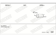 Výfukový systém WALKER DCK011135A