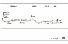 Výfukový systém WALKER DCK019896