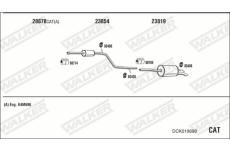 Výfukový systém WALKER DCK019898