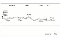 Výfukový systém WALKER DCK031125