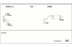 Výfukový systém WALKER DCK059313