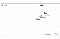 Výfukový systém WALKER DCK059315