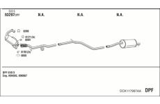 Výfukový systém WALKER DCK117997AA