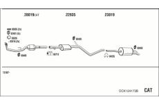 Výfukový systém WALKER DCK124173B