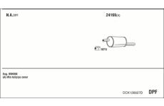 Výfukový systém WALKER DCK126627D