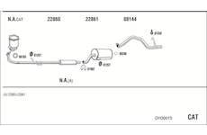 Výfukový systém WALKER DH30015