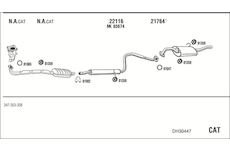 Výfukový systém WALKER DH30447