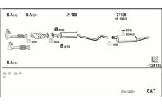 Výfukový systém WALKER DW12004