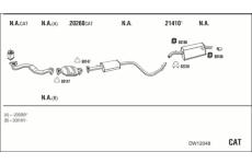 Výfukový systém WALKER DW12048