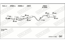 Výfukový systém WALKER DWK014138B