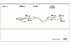 Výfukový systém WALKER DWK016515