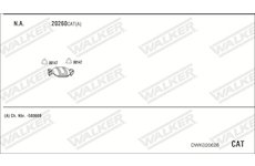 Výfukový systém WALKER DWK020626