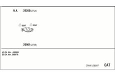 Výfukový systém WALKER DWK128997