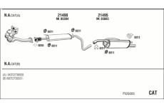 Výfukový systém WALKER FI25005