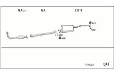 Výfukový systém WALKER FI30323