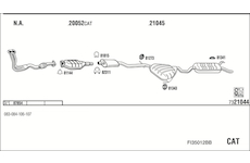 Výfukový systém WALKER FI35012BB