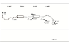 Výfukový systém WALKER FI40111