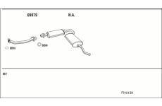 Výfukový systém WALKER FI40139