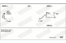 Výfukový systém WALKER FIK001865