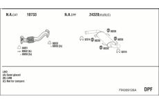 Výfukový systém WALKER FIK009126A