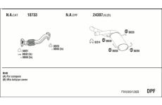 Výfukový systém WALKER FIK009126B