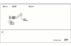 Výfukový systém WALKER FIK009130A