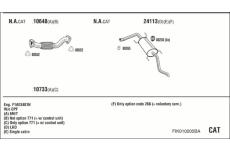 Výfukový systém WALKER FIK010205BA