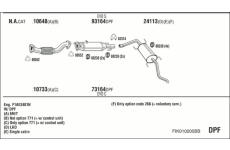 Výfukový systém WALKER FIK010205BB