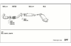 Výfukový systém WALKER FIK010211AA