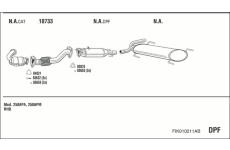 Výfukový systém WALKER FIK010211AB