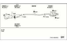 Výfukový systém WALKER FIK016894BC