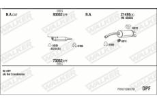 Výfukový systém WALKER FIK018907B
