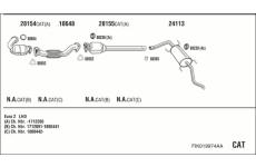 Výfukový systém WALKER FIK019974AA