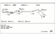 Výfukový systém WALKER FIK019980AA