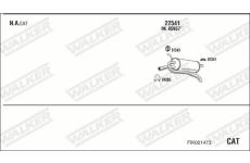Výfukový systém WALKER FIK021473