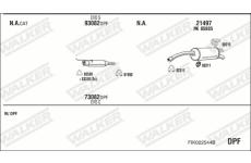 Výfukový systém WALKER FIK022544B