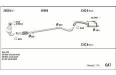 Výfukový systém WALKER FIK023177A