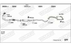 Výfukový systém WALKER FIK027951A