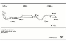 Výfukový systém WALKER FIK032827A