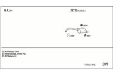 Výfukový systém WALKER FIK121445