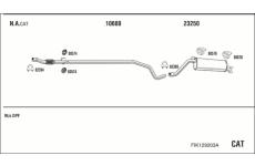 Výfukový systém WALKER FIK129203A