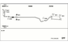 Výfukový systém WALKER FIK129203B