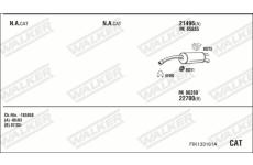 Výfukový systém WALKER FIK133161A
