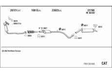 Výfukový systém WALKER FIK133183